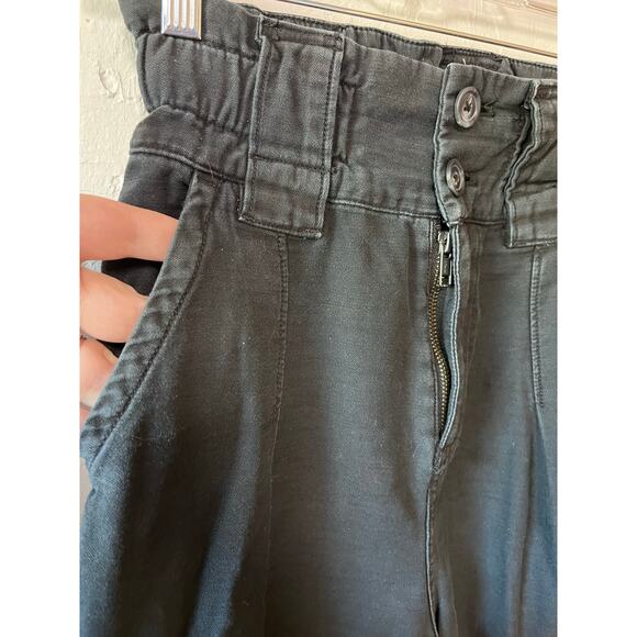 Free People Black Wide Leg Pants - Picture 3 of 5